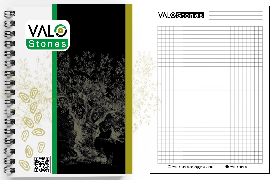 VAL Stones Notepad Design