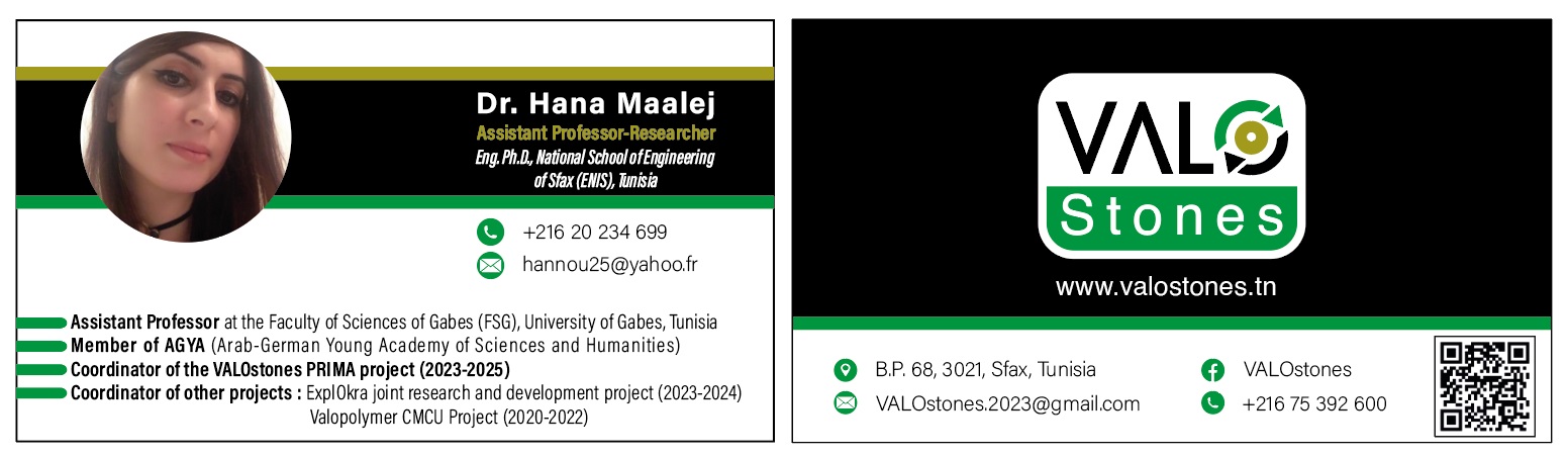 VAL Stones Business Card Design